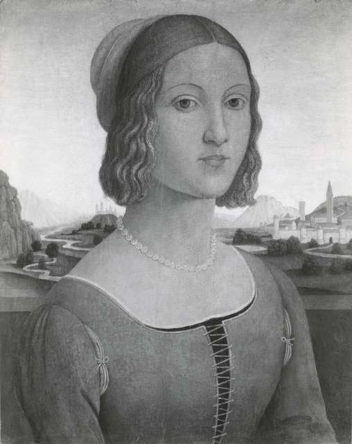 Taylor and Dull — Attr. to Bastiano Mainardi, Portrait of a Lady — insieme